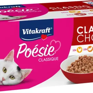 Actieprijs Vitakraft Poésie Classique Classic Choice in Saus Big Pack 40 x 85 g Vitakraft Poésie Classique Classic Choice in Saus Big Pack 40 x 85 g