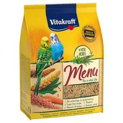 Rechtstreeks Van De Fabrikant Vitakraft Menu Parkiet 3kg Vitakraft Menu Parkiet 3kg