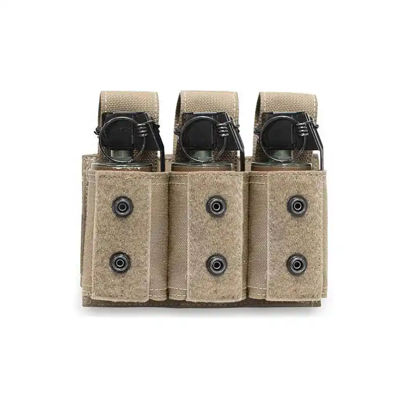 Warrior Triple 40mm Grenade/ Flashbang Pouch - Coyote Tan Tijdelijk Beschikbaar